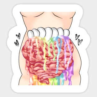 Spill your guts Sticker